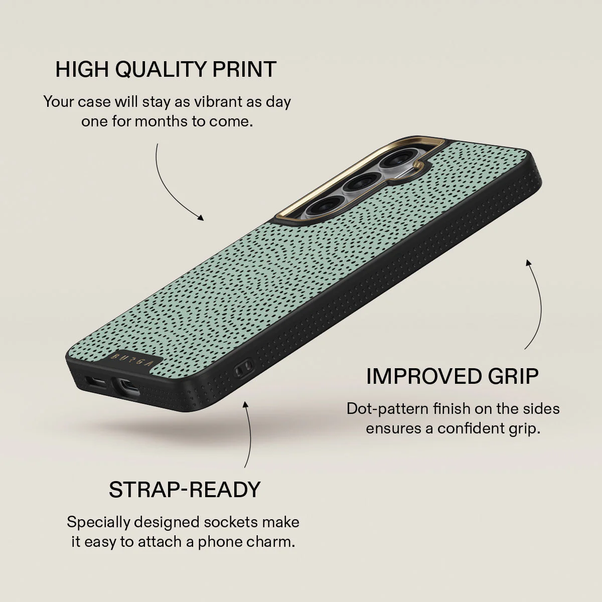 Mint Gelato - Dots Samsung Galaxy S26 Case - Image 9