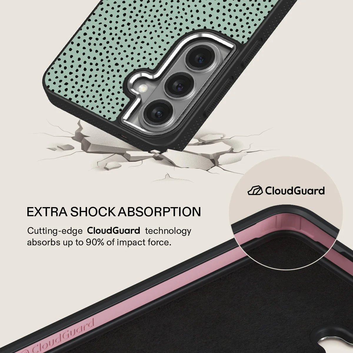 Mint Gelato - Dots Samsung Galaxy S26 Plus Case - Image 21