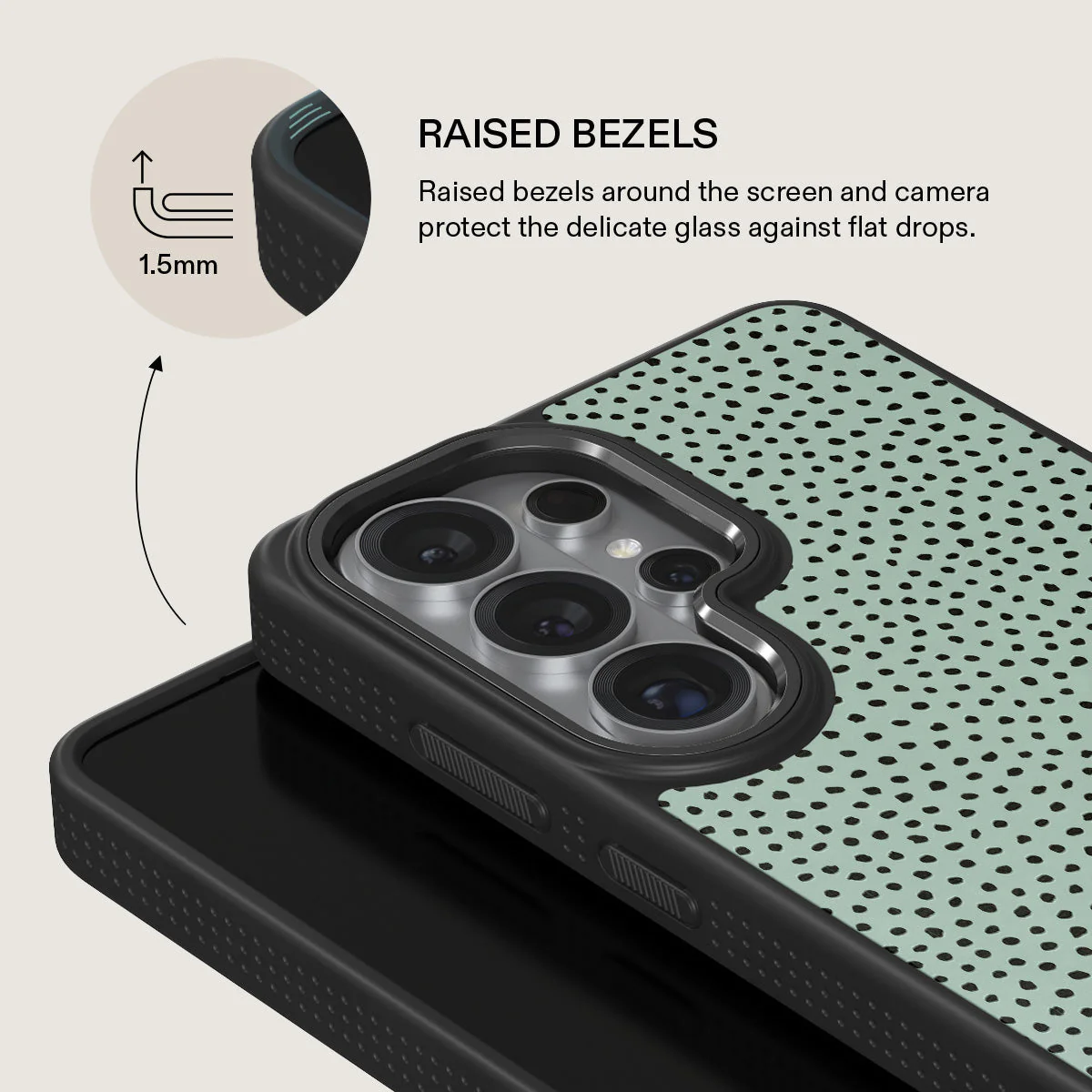 Mint Gelato - Dots Samsung Galaxy S26 Ultra Case - Image 15
