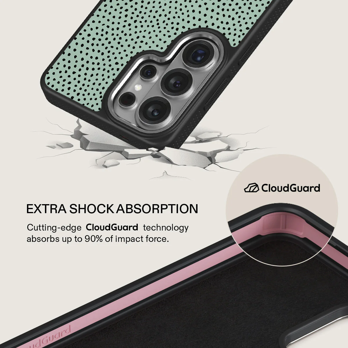 Mint Gelato - Dots Samsung Galaxy S26 Ultra Case - Image 21
