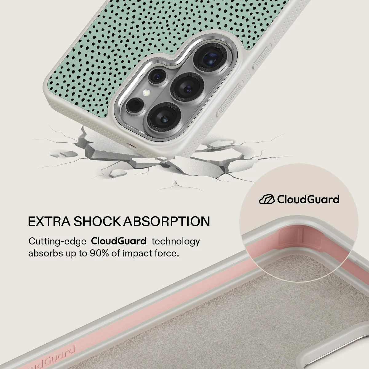Mint Gelato - Dots Samsung Galaxy S26 Ultra Case - Image 35