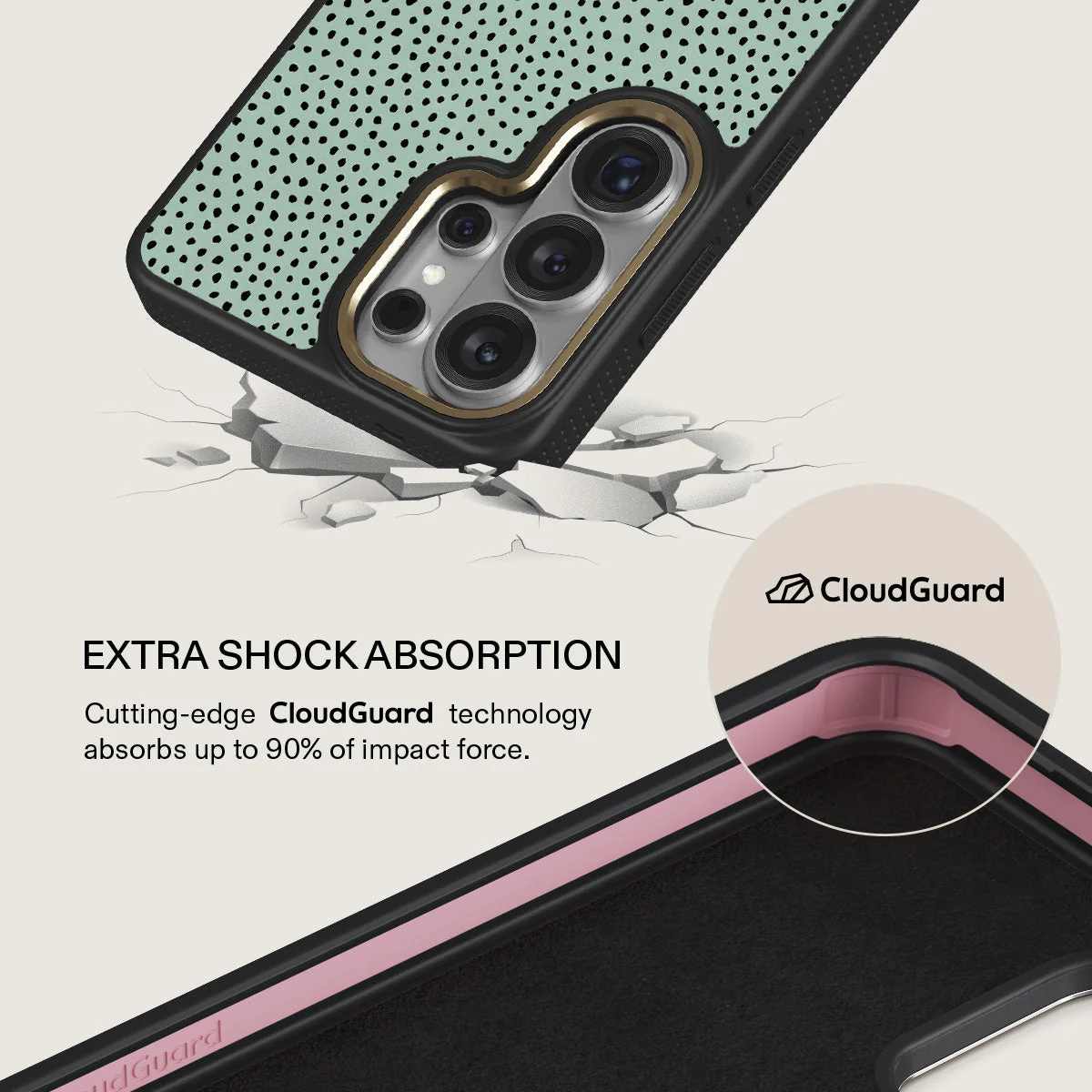 Mint Gelato - Dots Samsung Galaxy S26 Ultra Case - Image 7