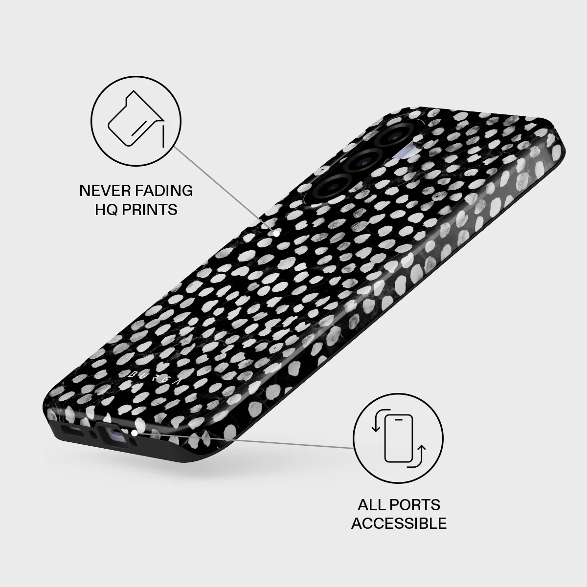 Night Sky - Dotted Samsung Galaxy A37 5G Case - Image 3