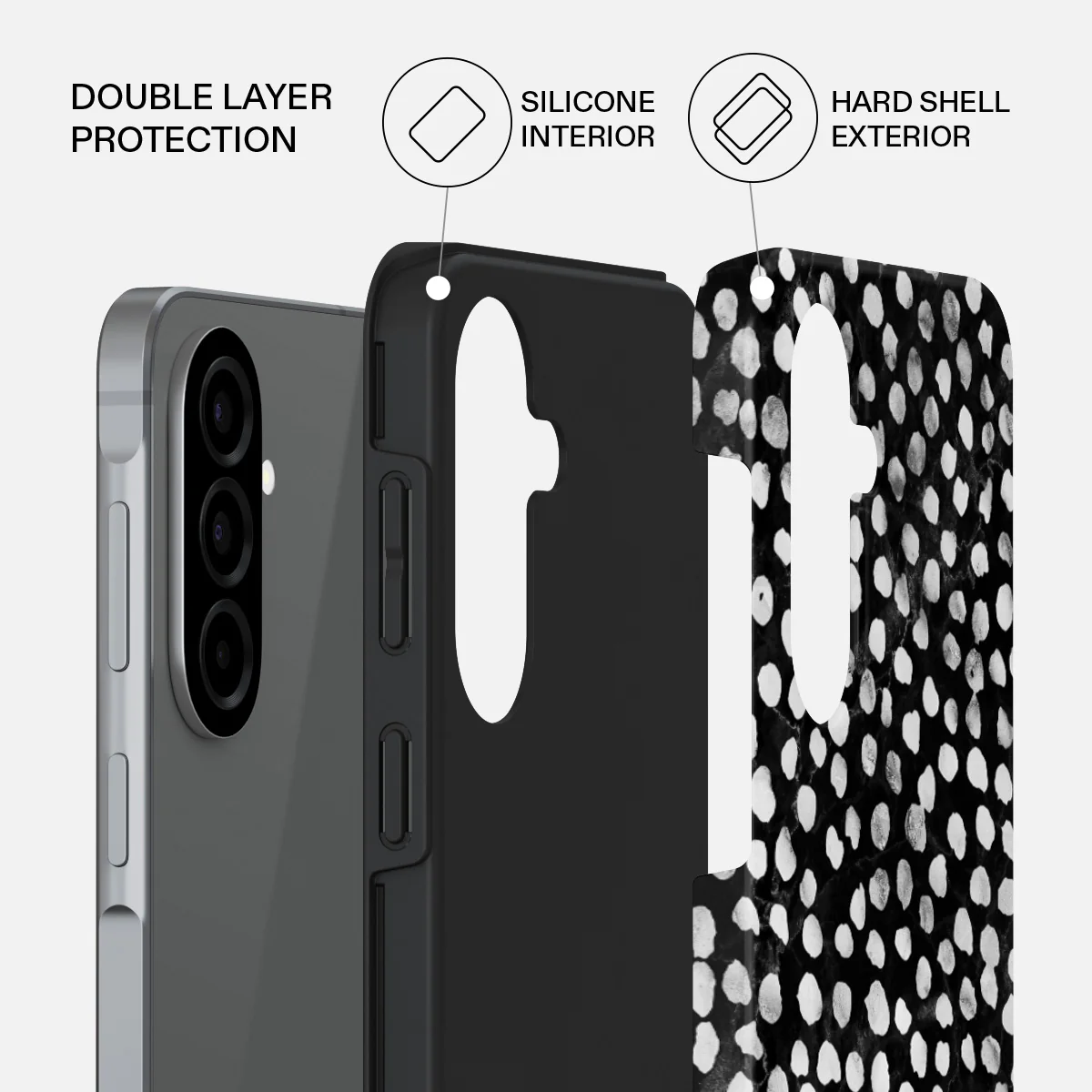 Night Sky - Dotted Samsung Galaxy A57 5G Case - Image 2