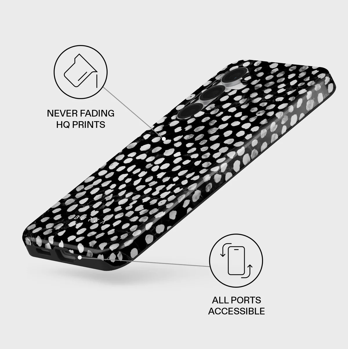 Night Sky - Dotted Samsung Galaxy S25 FE Case - Image 3