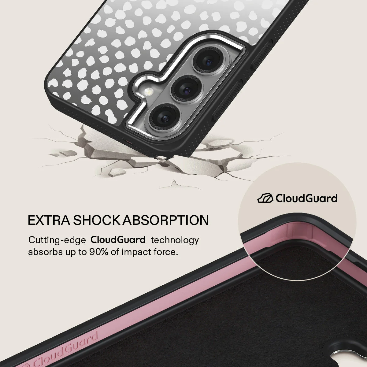 Night Sky - Dotted Samsung Galaxy S26 Case - Image 58