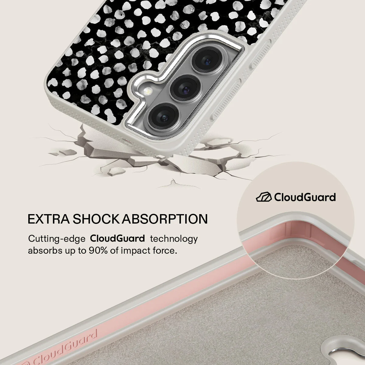 Night Sky - Dotted Samsung Galaxy S26 Plus Case - Image 35