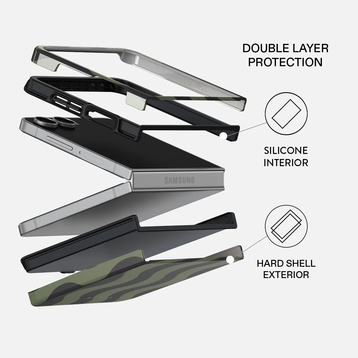 Double Take - Samsung Galaxy Z Flip 7 Case - Image 2
