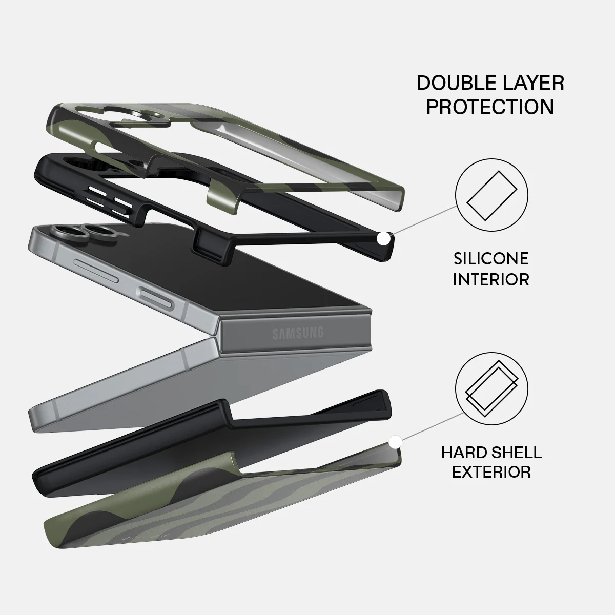 Double Take - Samsung Galaxy Z Flip 7 FE Case - Image 2