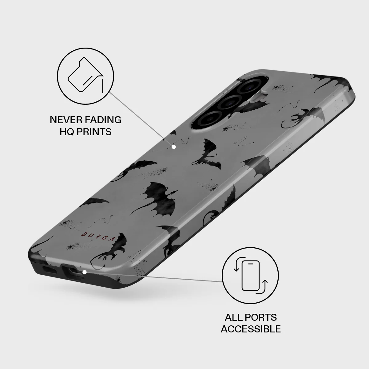 Draco - Samsung Galaxy A57 5G Case - Image 3