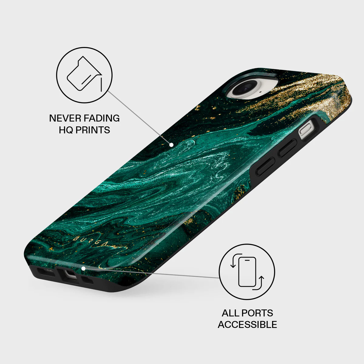 Emerald Pool - Elegant iPhone 17e Case - Image 3