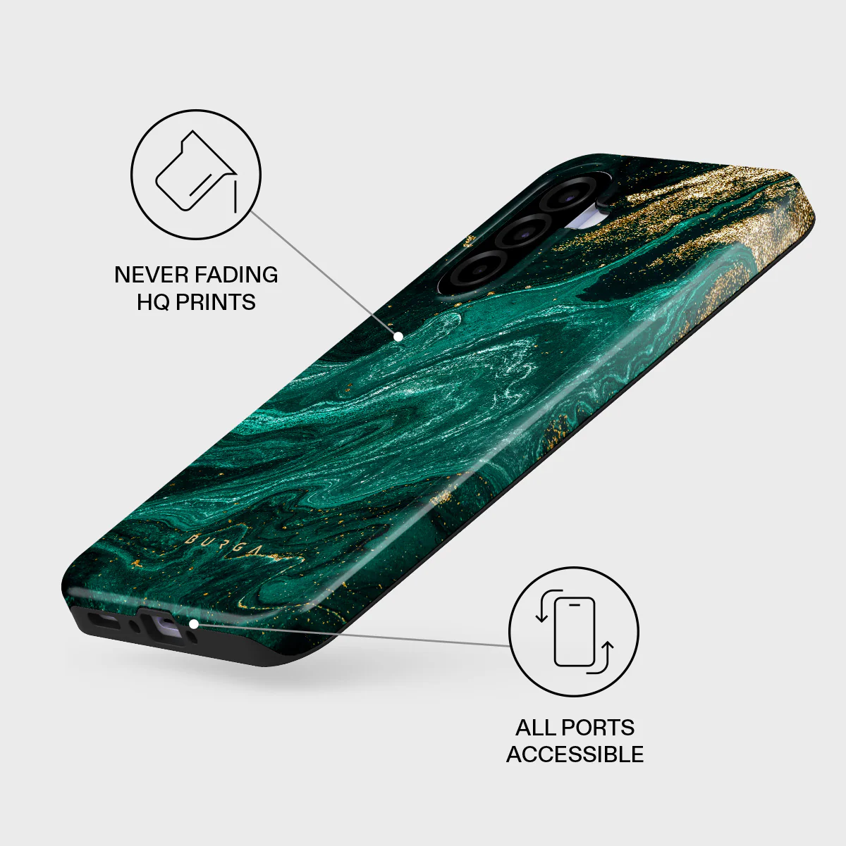 Emerald Pool - Elegant Samsung Galaxy A37 5G Case - Image 3