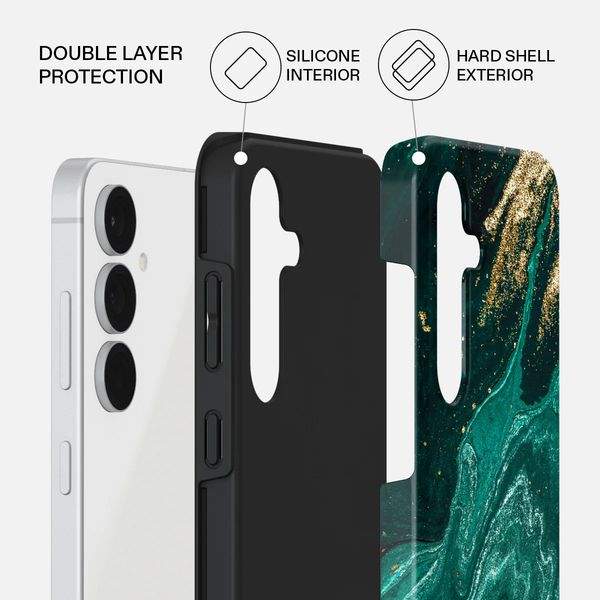 Emerald Pool - Elegant Samsung Galaxy S25 FE Case - Image 2