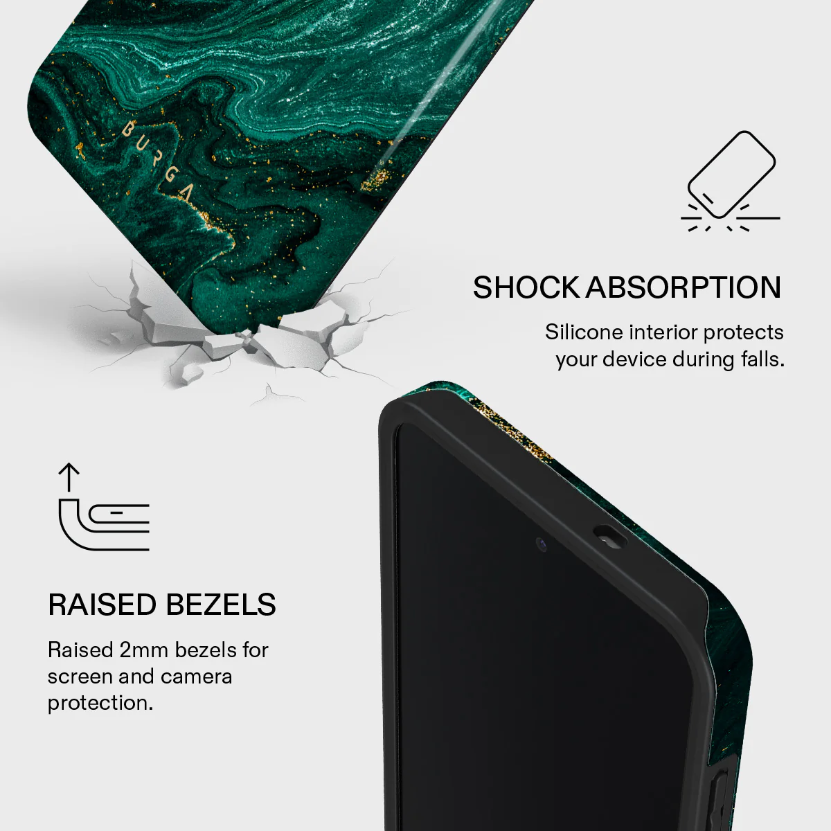 Emerald Pool - Elegant Samsung Galaxy S25 FE Case - Image 4