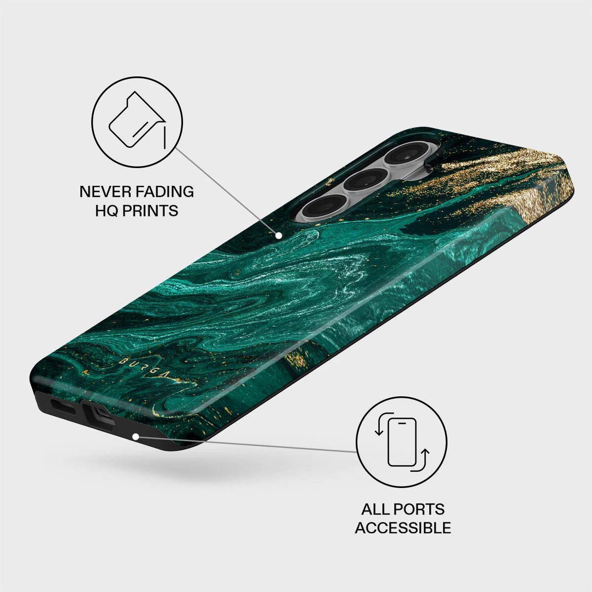 Emerald Pool - Elegant Samsung Galaxy S26 Case - Image 3