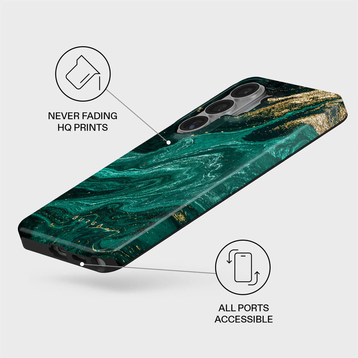Emerald Pool - Elegant Samsung Galaxy S26 Ultra Case - Image 3