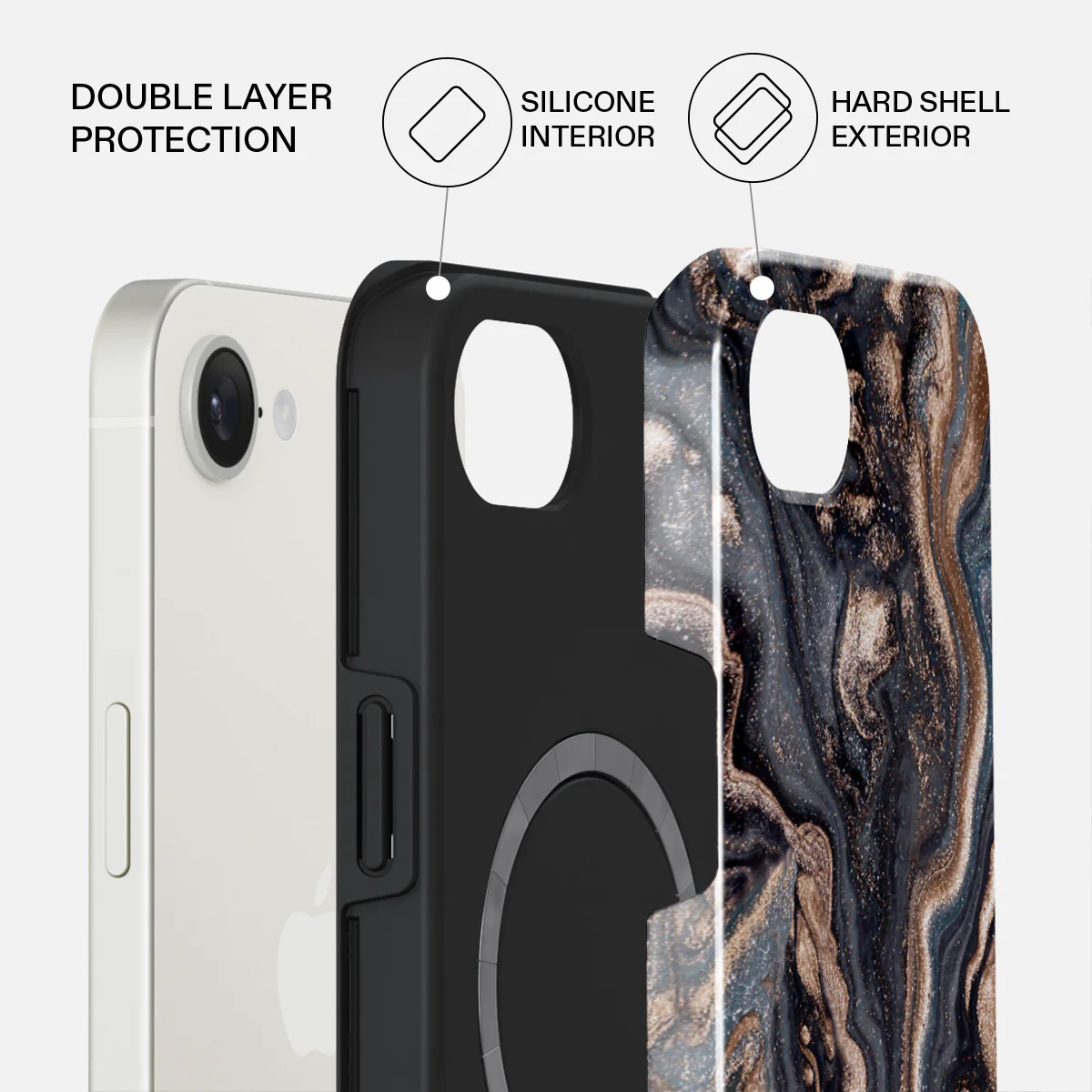 Enchanted Mirror - Marble iPhone 17e Case - Image 2