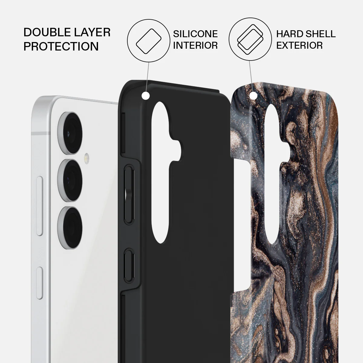 Enchanted Mirror - Marble Samsung Galaxy S25 FE Case - Image 2