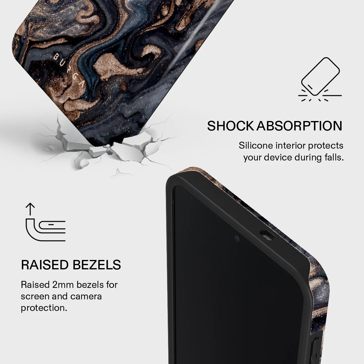 Enchanted Mirror - Marble Samsung Galaxy S25 FE Case - Image 4