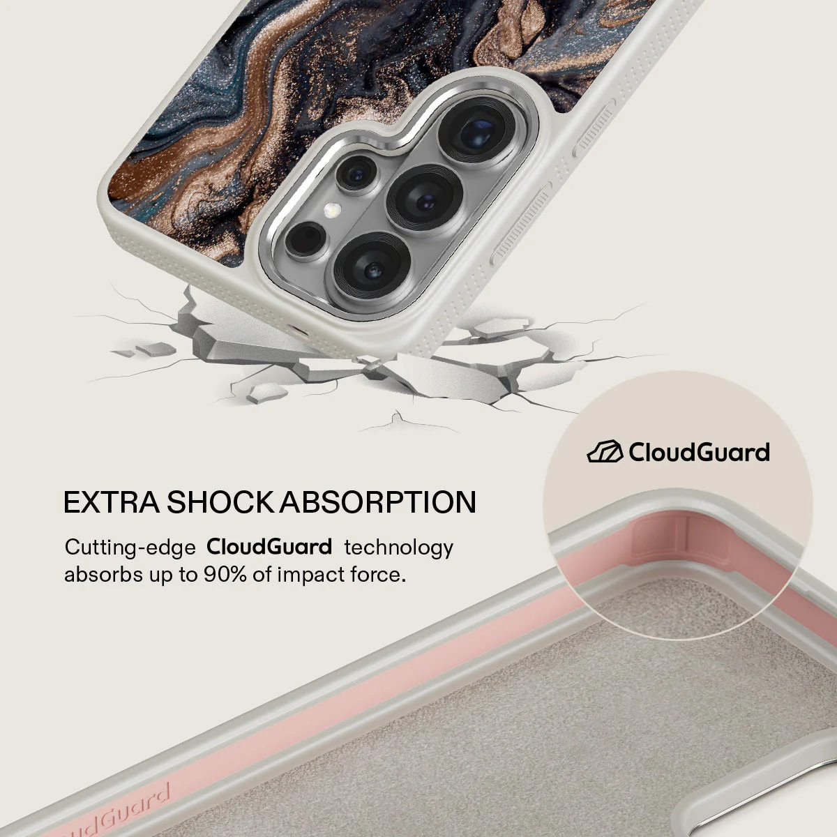Enchanted Mirror - Marble Samsung Galaxy S26 Ultra Case - Image 35