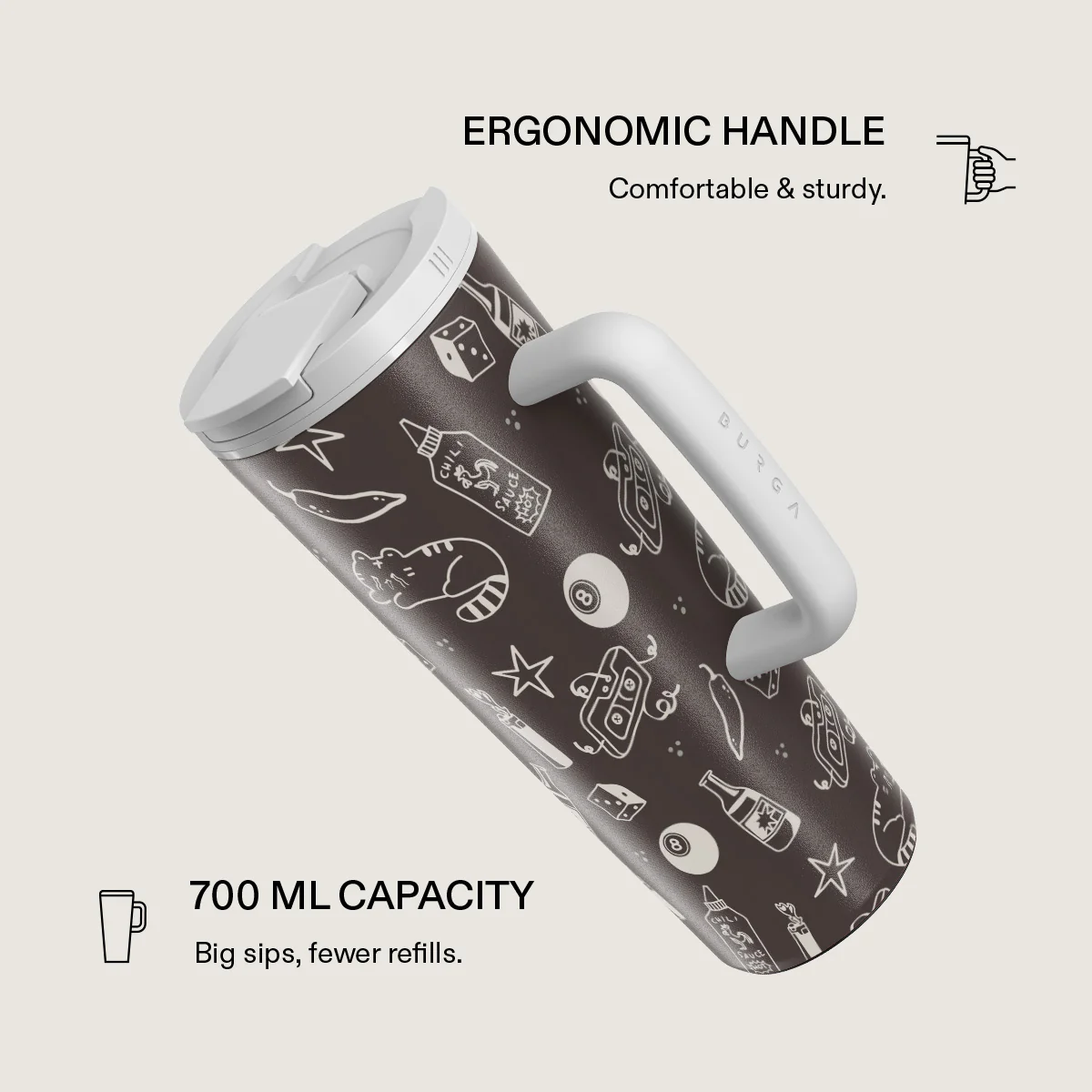 Essentials - EasyGrip Travel Mug - Image 2