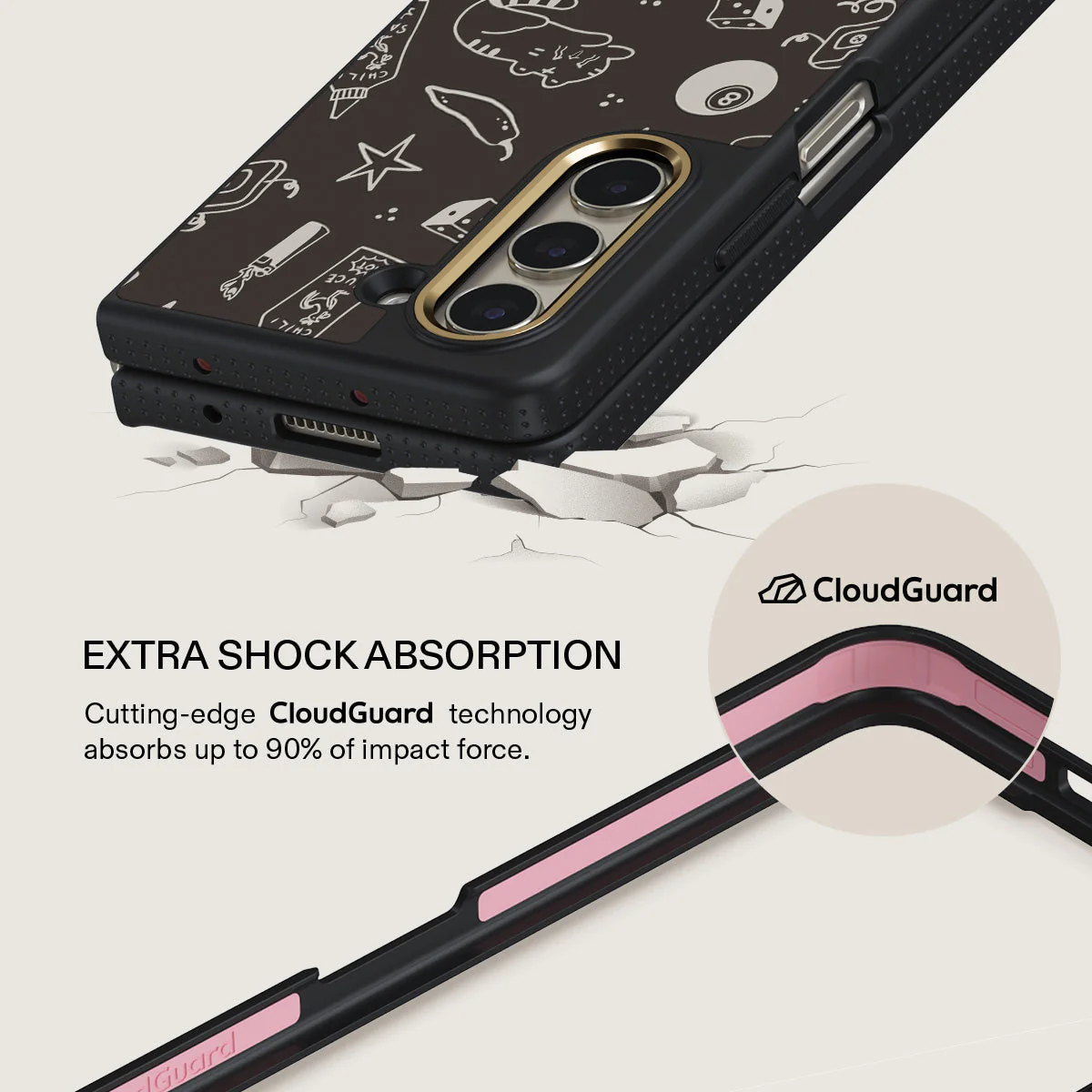 Essentials - Samsung Galaxy Z Fold 5 Case - Image 3