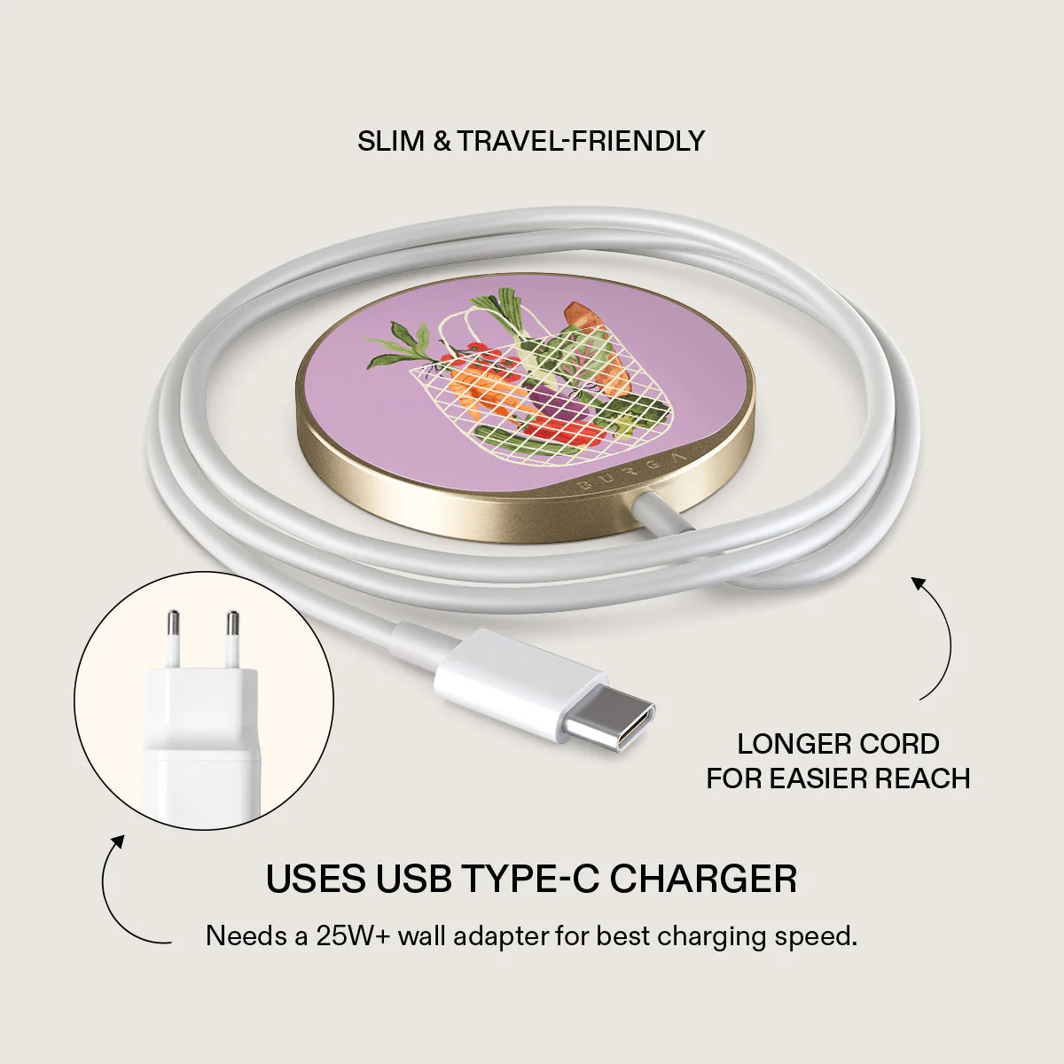 Farmers Market - Magnetic Wireless Charger - Image 3