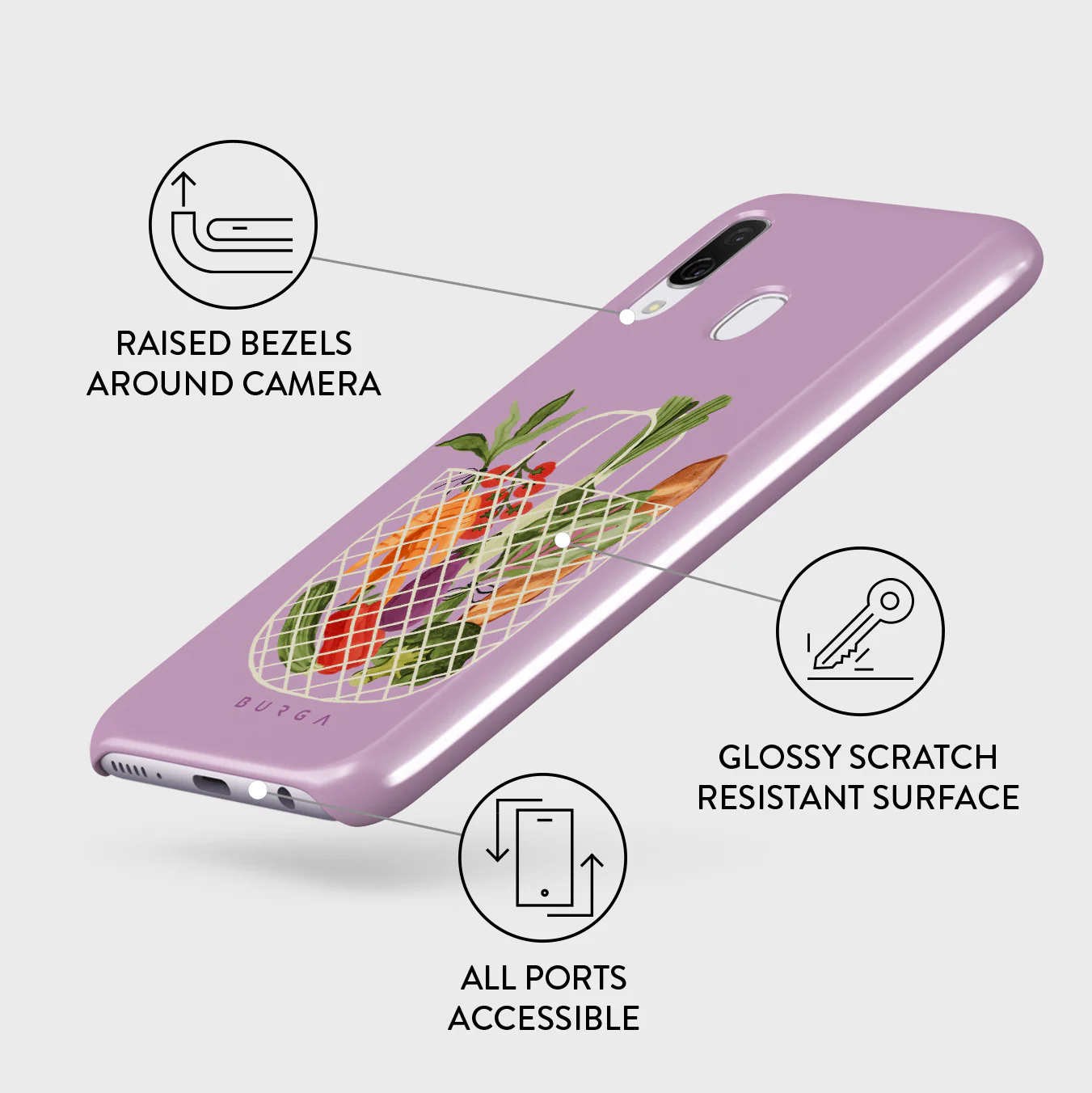 Farmers Market - Samsung Galaxy A40 Case - Image 3