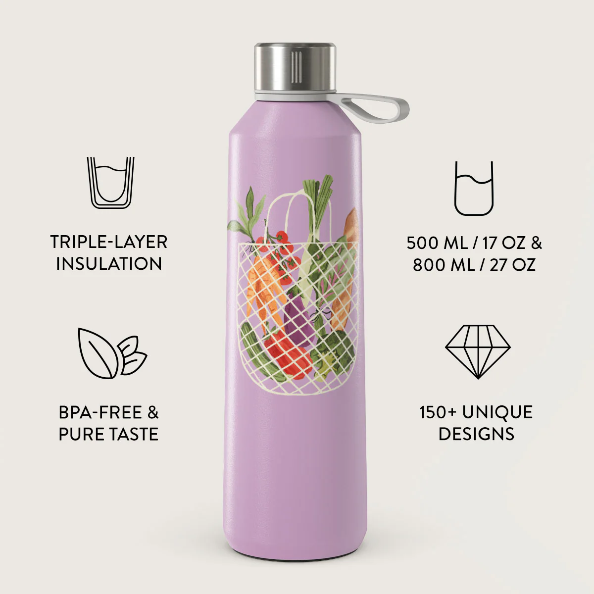 Farmers Market - Water Bottle - Image 3