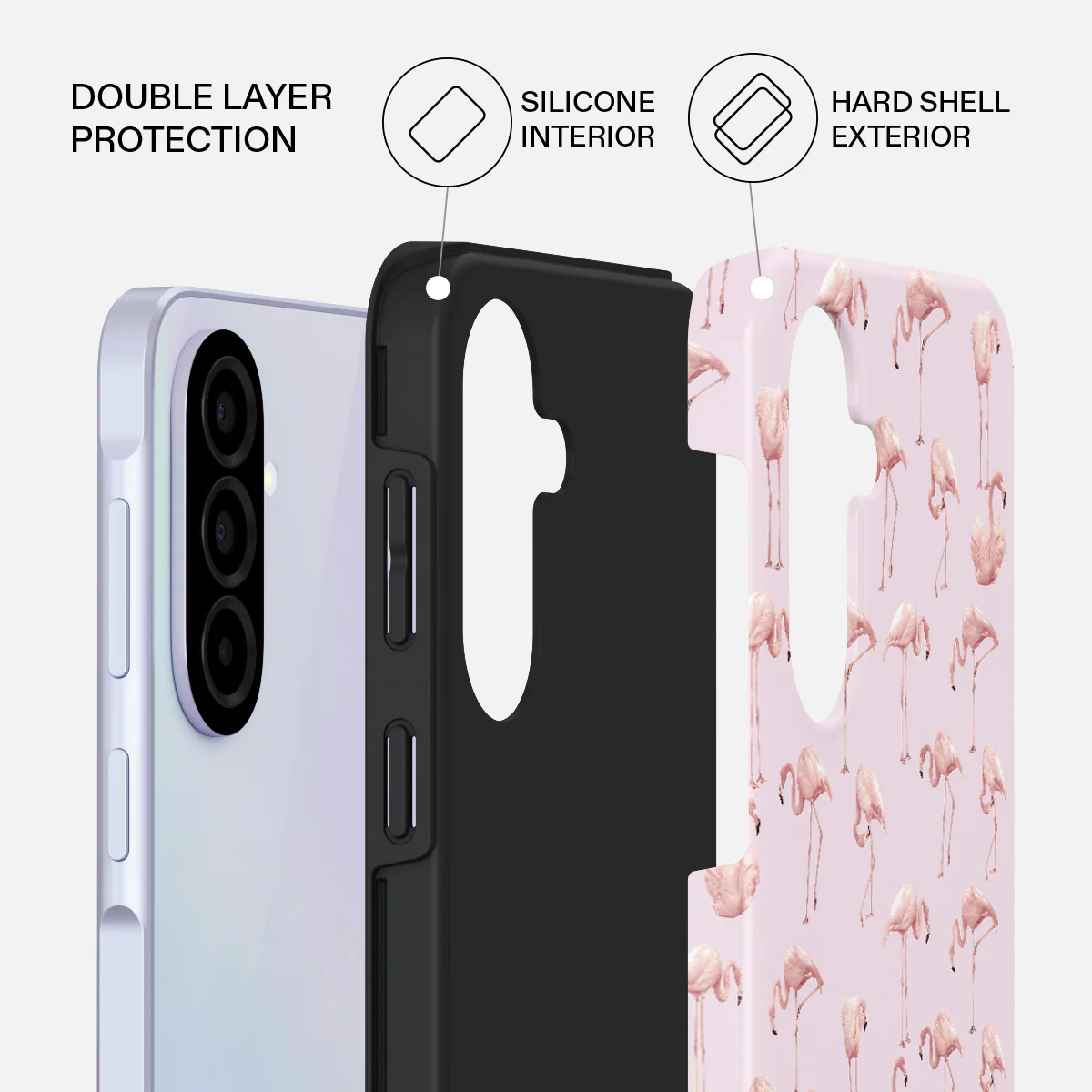 Nostalgic Pink - Flamingos Samsung Galaxy A37 5G Case - Image 2