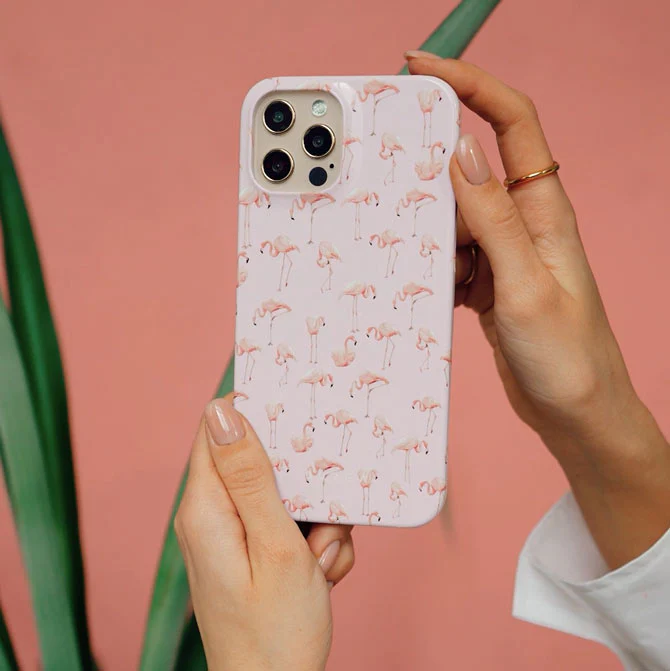 Nostalgic Pink - Flamingos Samsung Galaxy A37 5G Case - Image 5