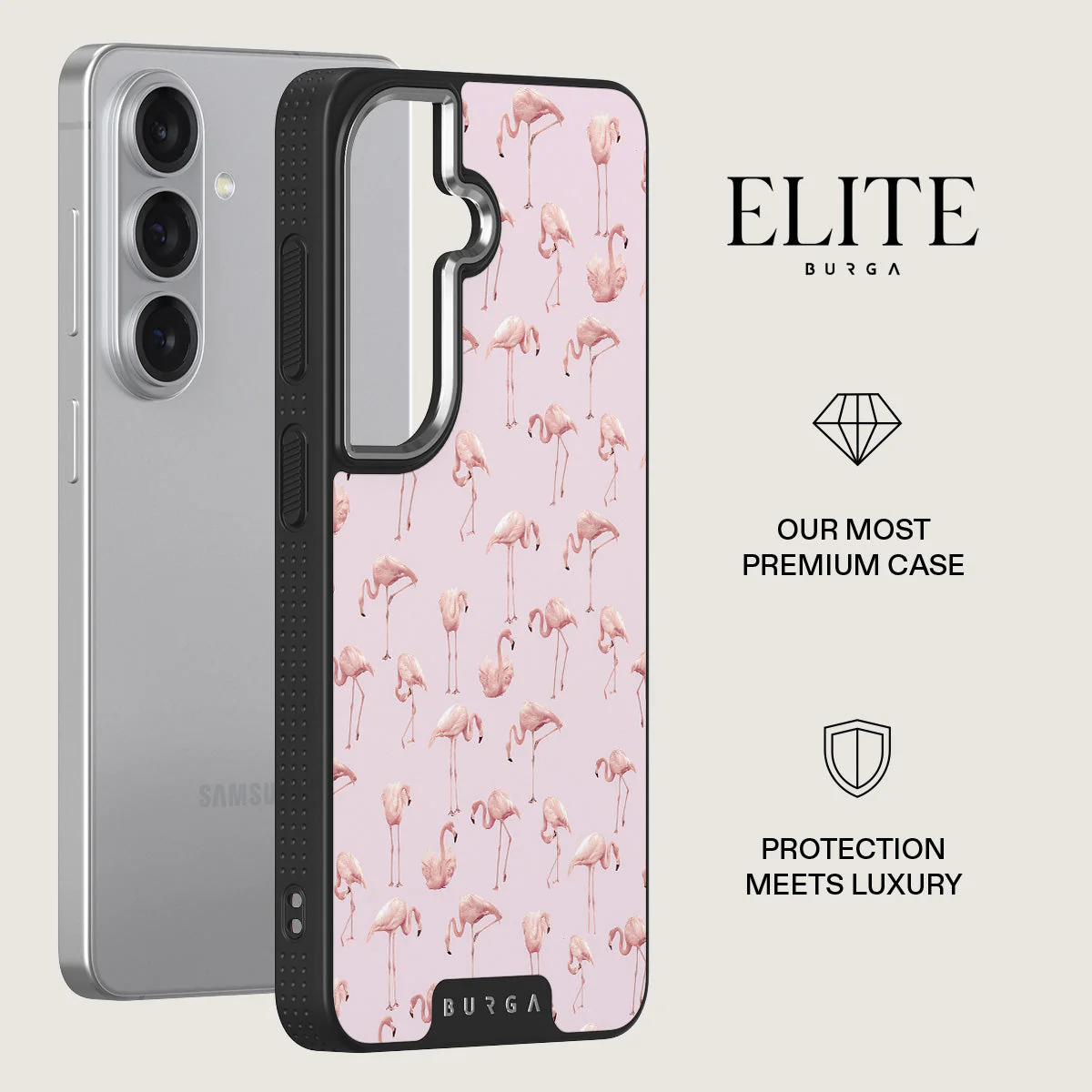 Nostalgic Pink - Flamingos Samsung Galaxy S26 Case - Image 20