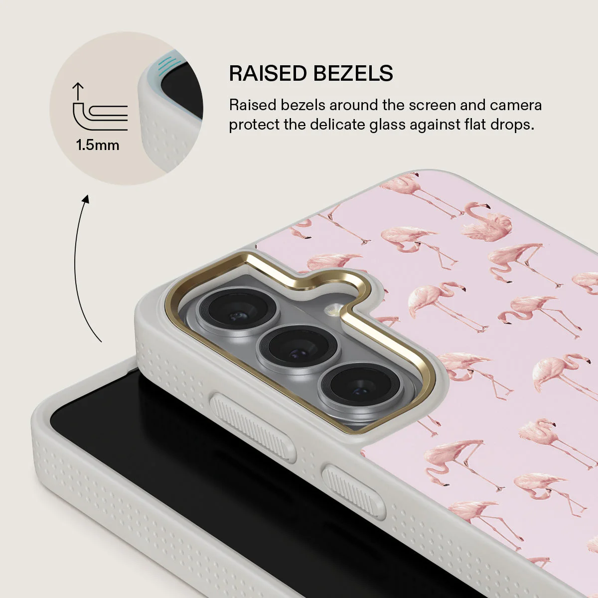 Nostalgic Pink - Flamingos Samsung Galaxy S26 Case - Image 29