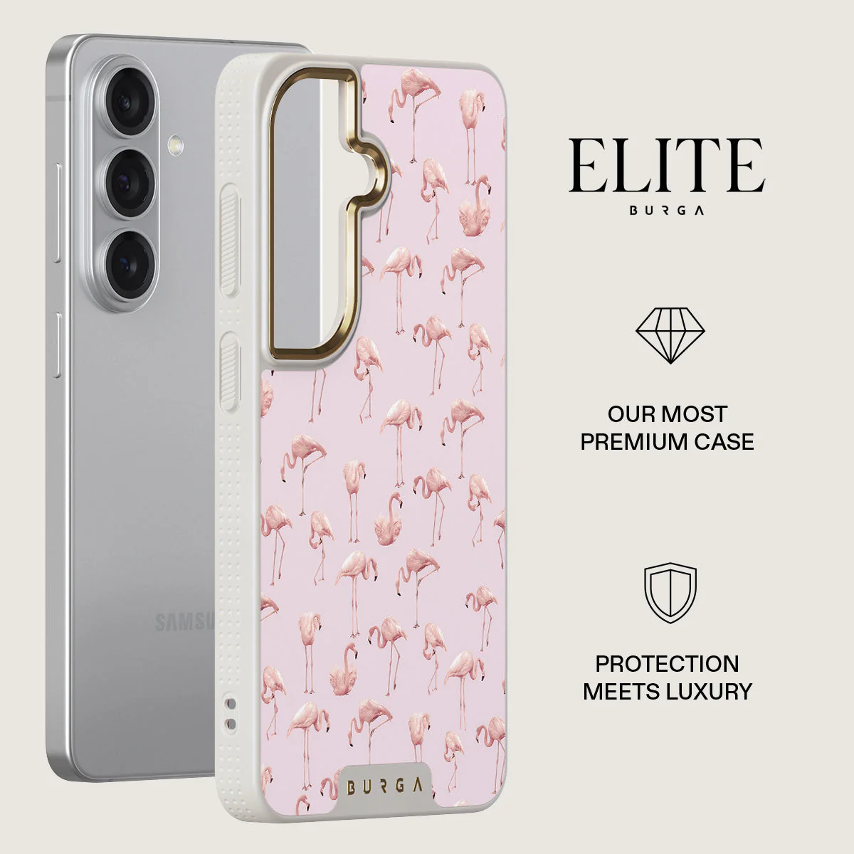 Nostalgic Pink - Flamingos Samsung Galaxy S26 Plus Case - Image 27