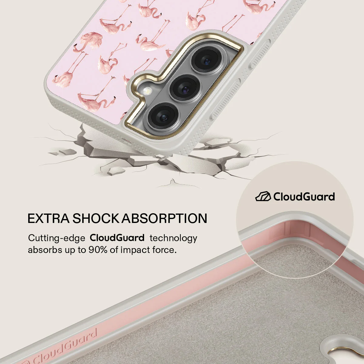 Nostalgic Pink - Flamingos Samsung Galaxy S26 Plus Case - Image 28