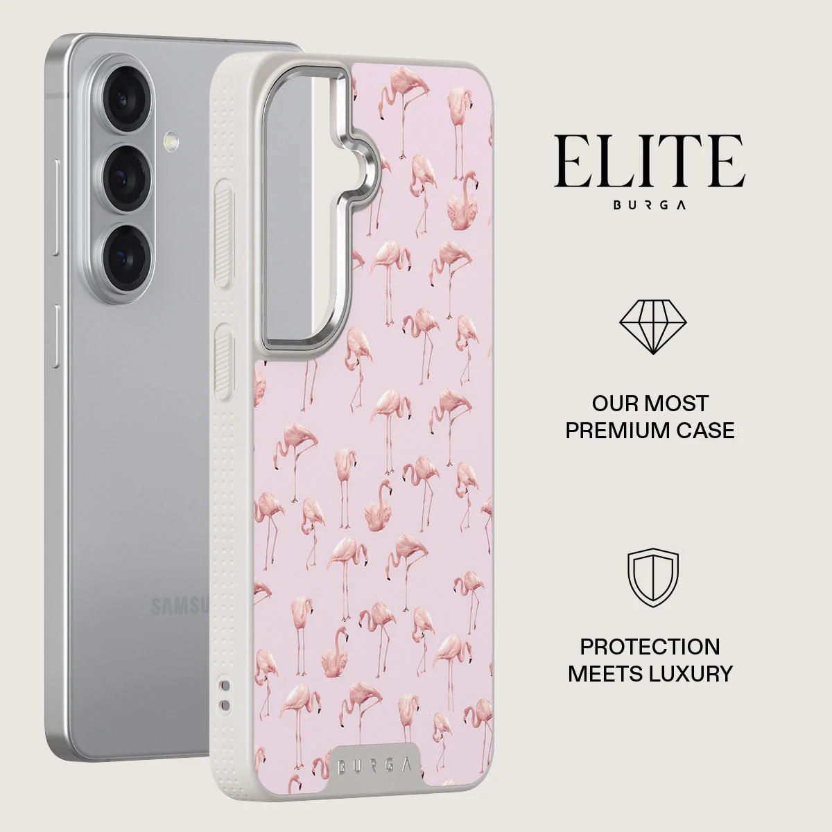 Nostalgic Pink - Flamingos Samsung Galaxy S26 Plus Case - Image 34