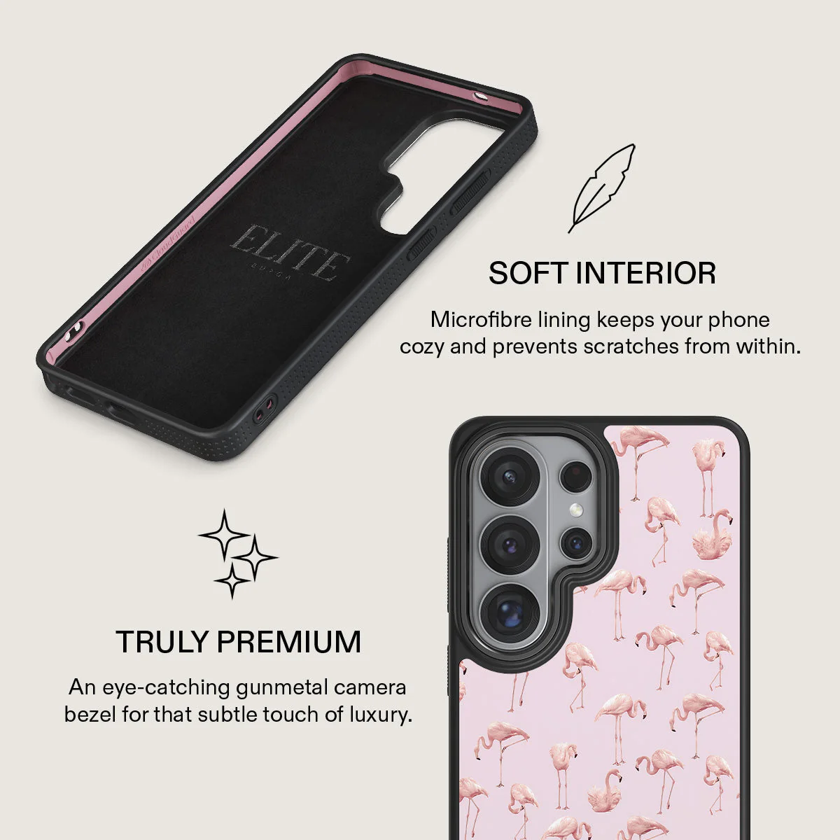 Nostalgic Pink - Flamingos Samsung Galaxy S26 Ultra Case - Image 17