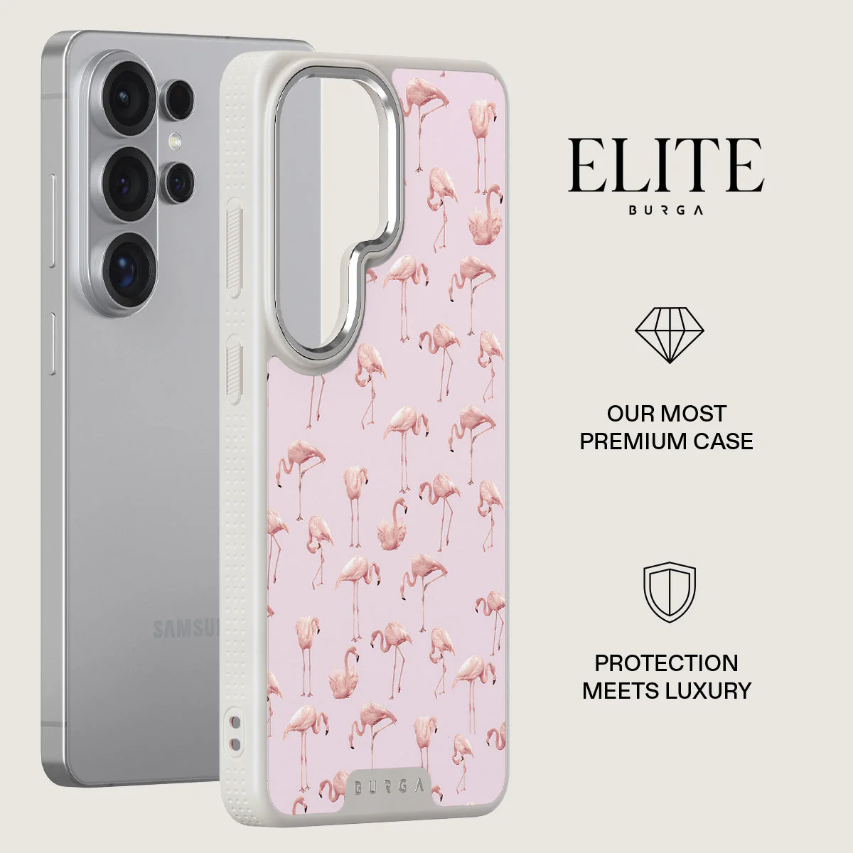 Nostalgic Pink - Flamingos Samsung Galaxy S26 Ultra Case - Image 34