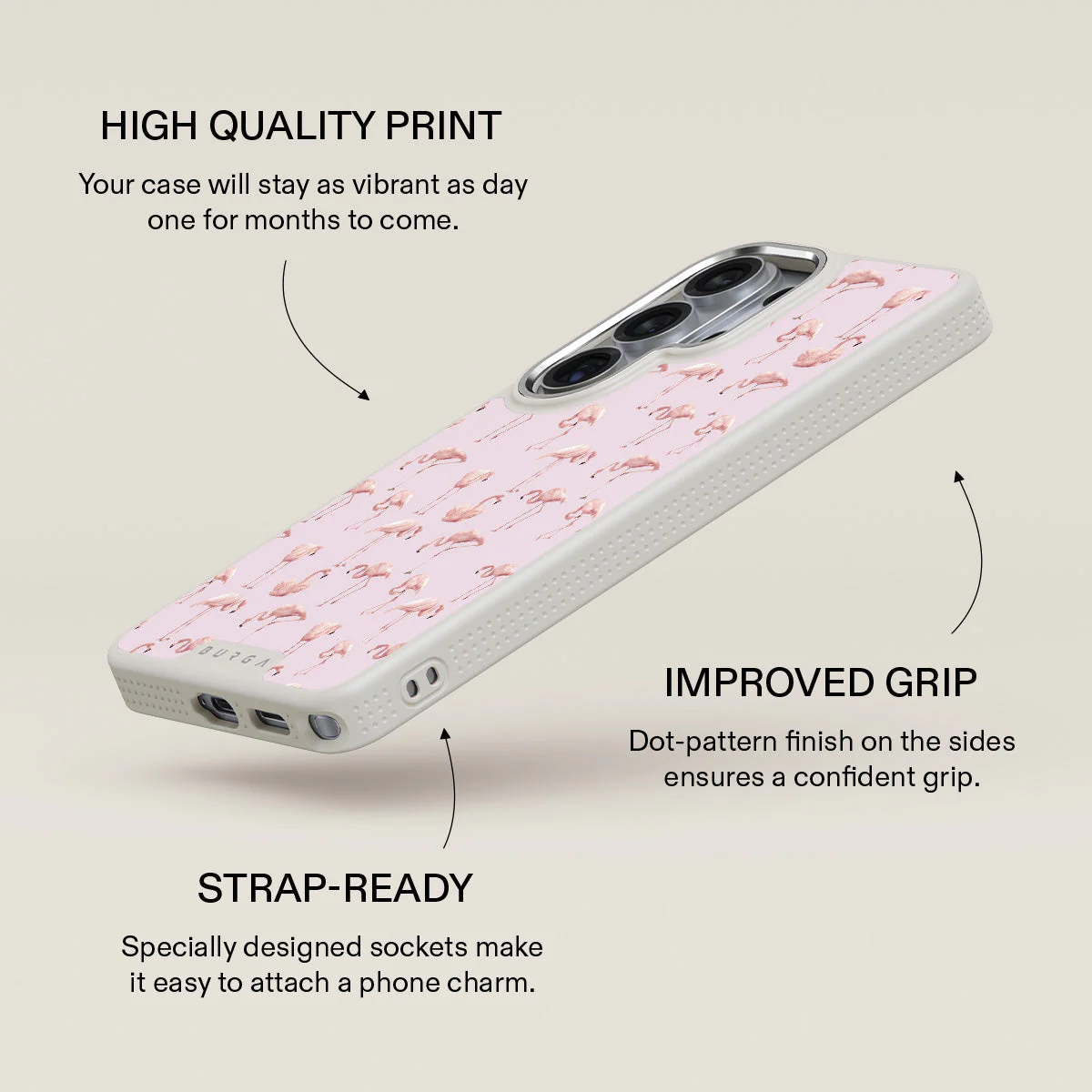 Nostalgic Pink - Flamingos Samsung Galaxy S26 Ultra Case - Image 37