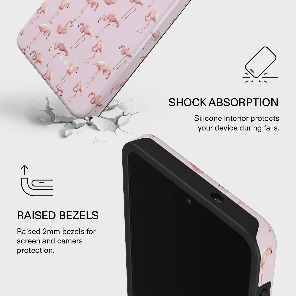 Nostalgic Pink - Flamingos Samsung Galaxy S26 Ultra Case - Image 4