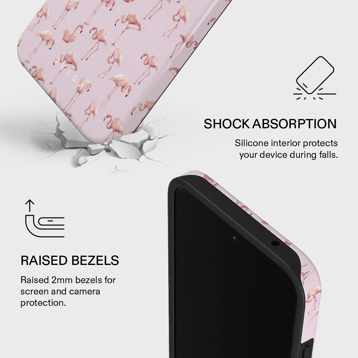 Nostalgic Pink - Flamingos Xiaomi 15T Case - Image 4