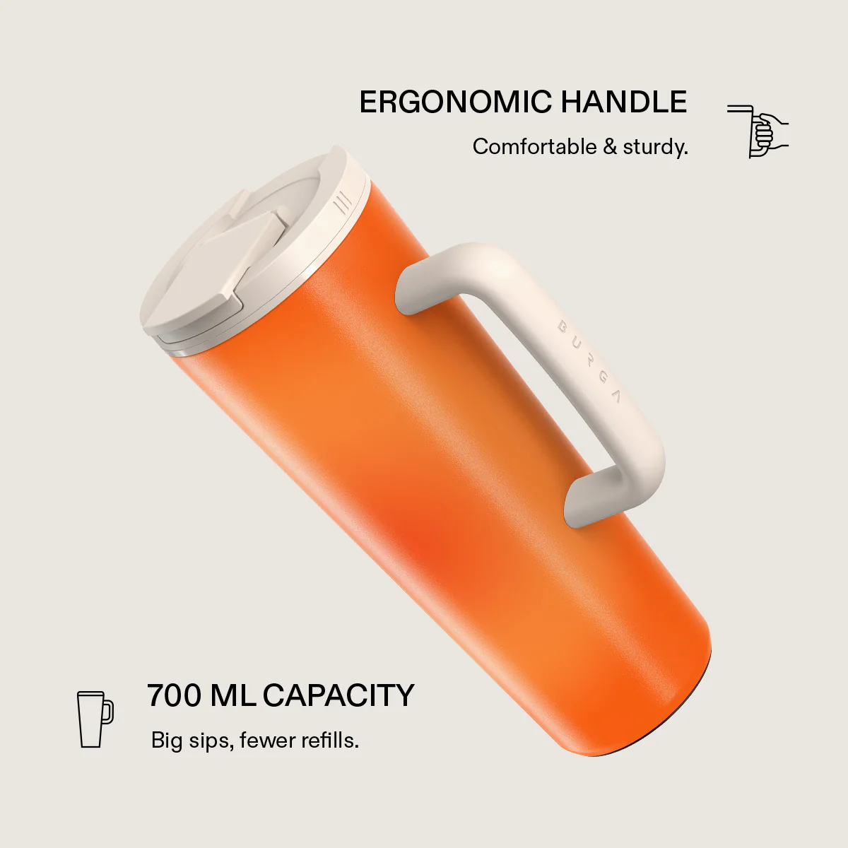 Flare - EasyGrip Travel Mug - Image 2