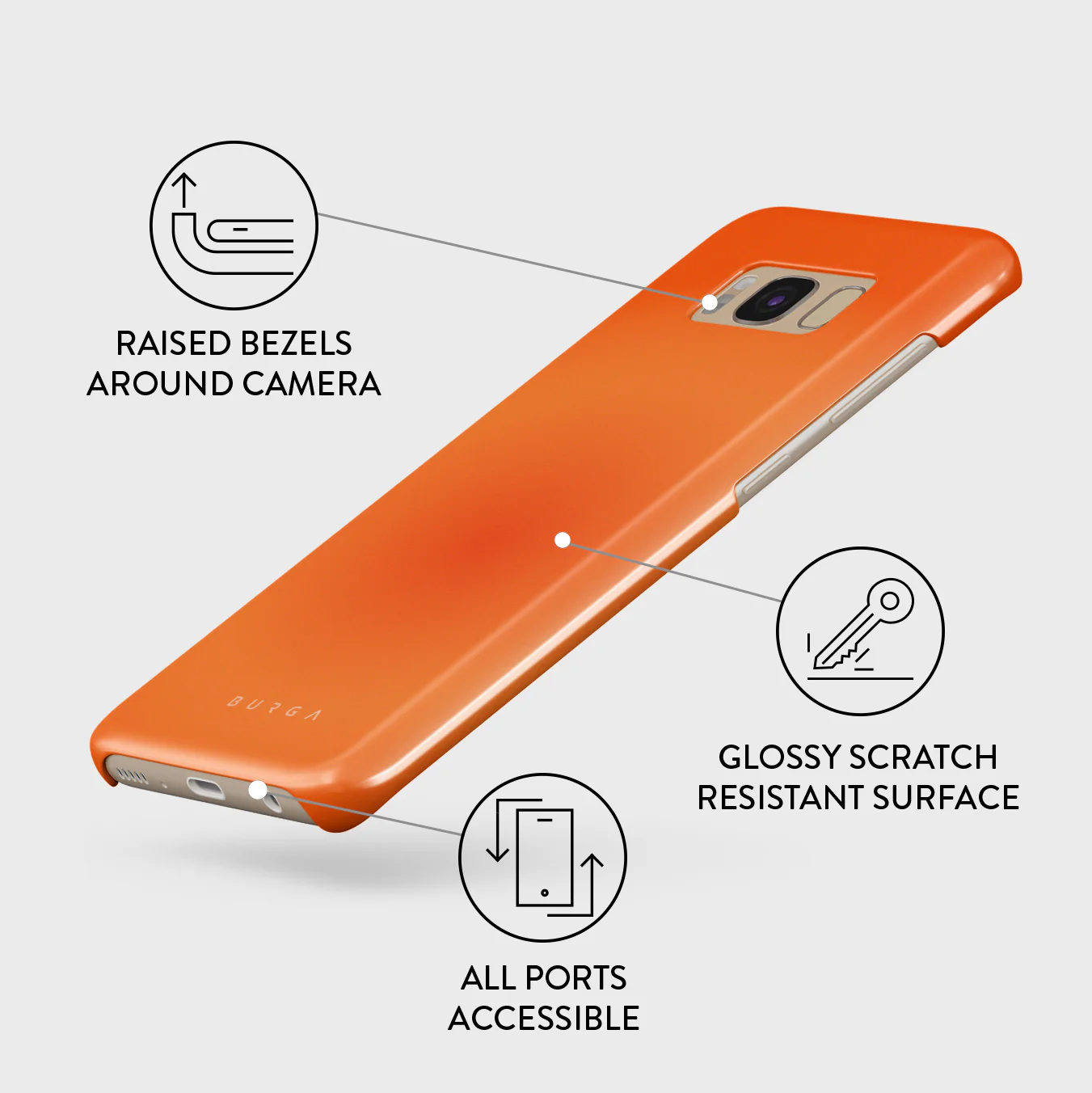 Flare - Samsung Galaxy S8 Case - Image 3