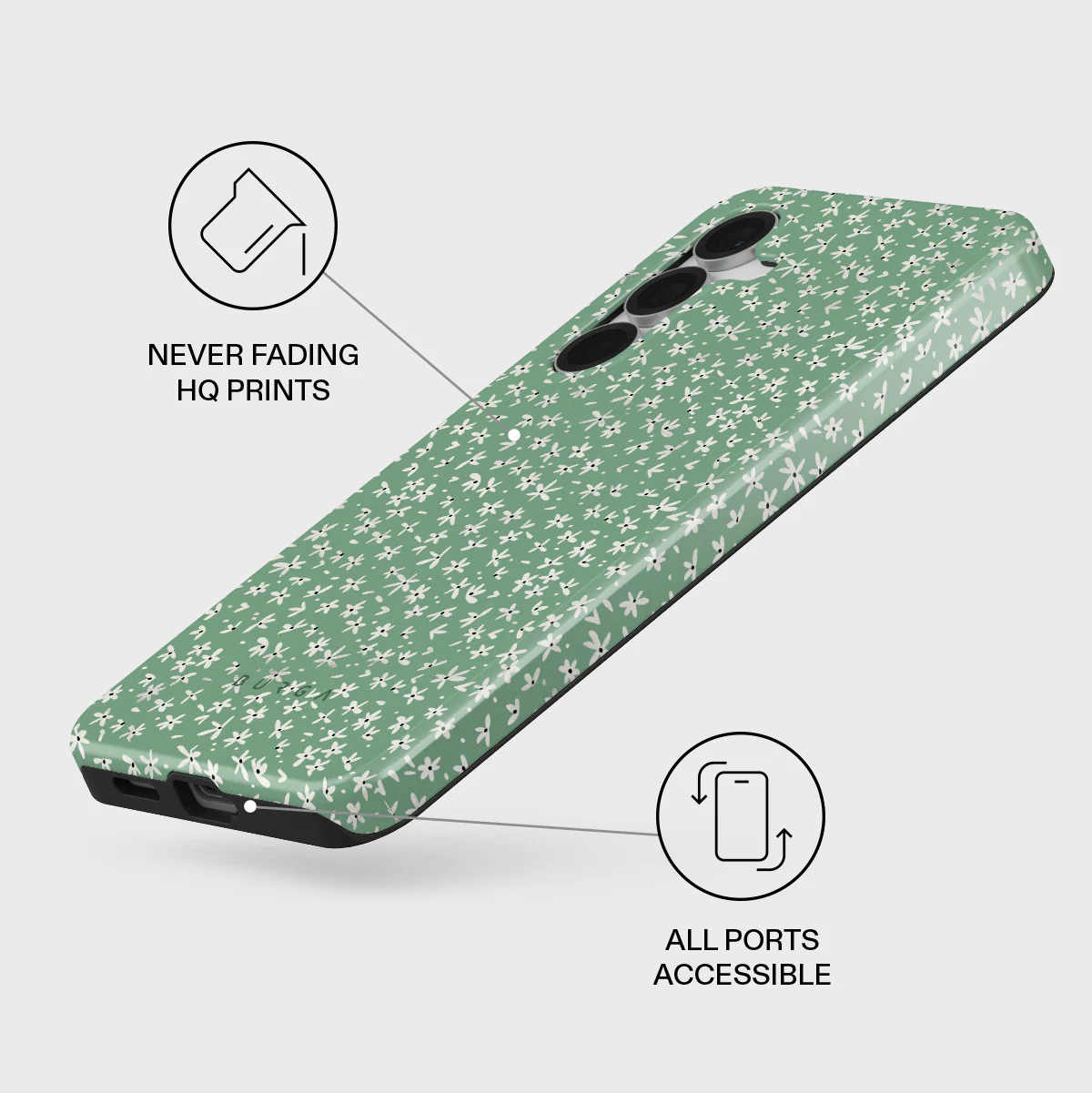 Lush Meadows - Floral Samsung Galaxy S25 FE Case - Image 3