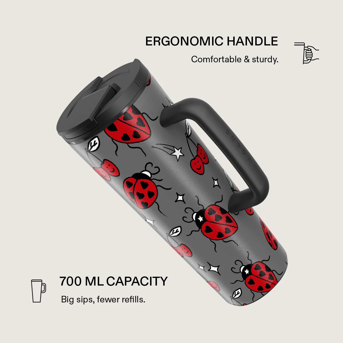 Fortunate One - EasyGrip Travel Mug - Image 2