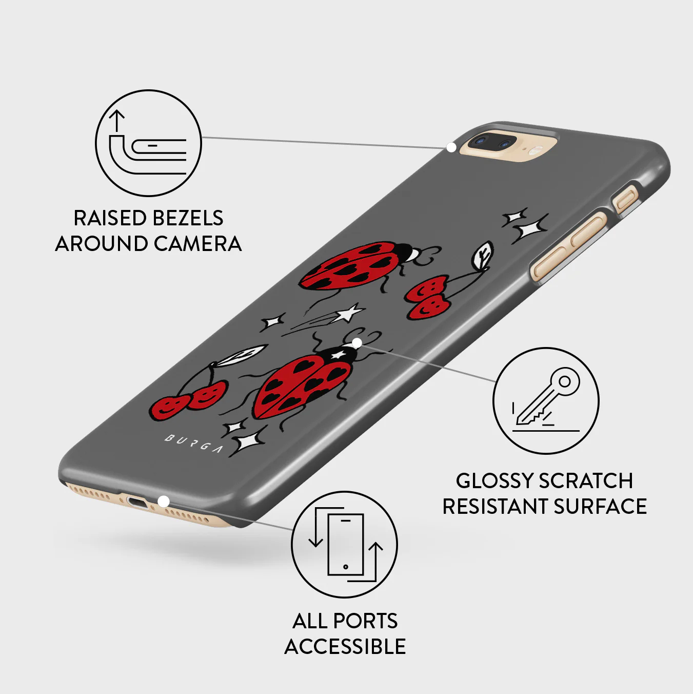 Fortunate One - iPhone 7 Plus / 8 Plus Case - Image 3