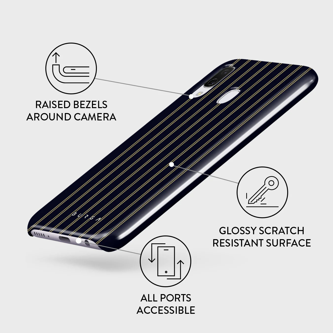 Free Fall - Samsung Galaxy A40 Case - Image 3
