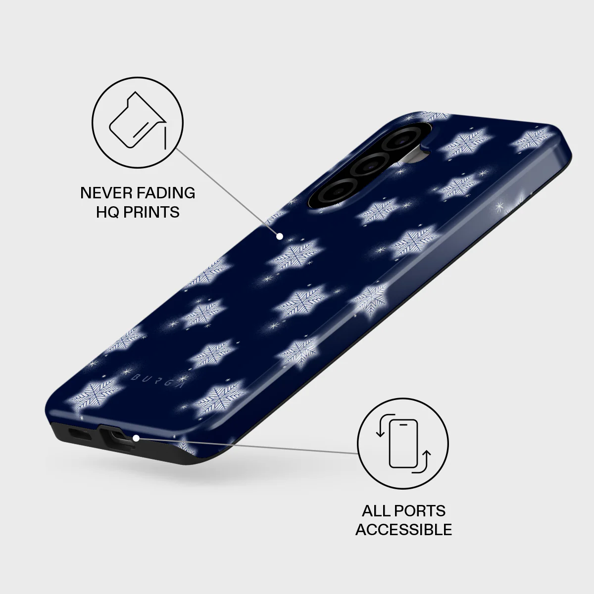 Frosty Pines - Samsung Galaxy A57 5G Case - Image 3