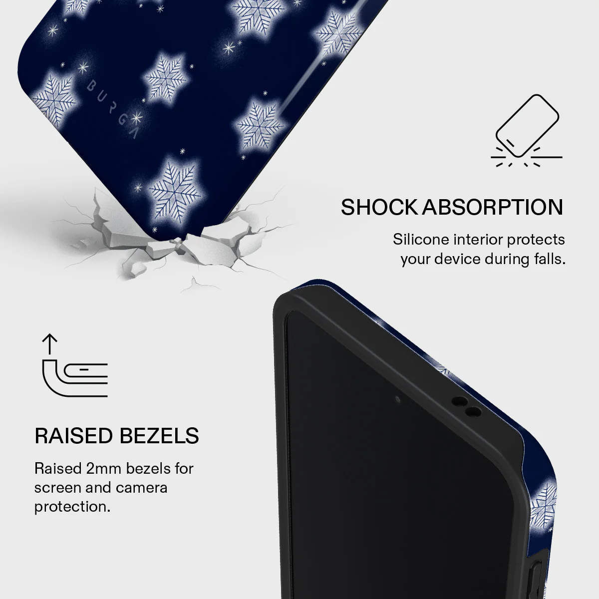 Frosty Pines - Samsung Galaxy A57 5G Case - Image 4