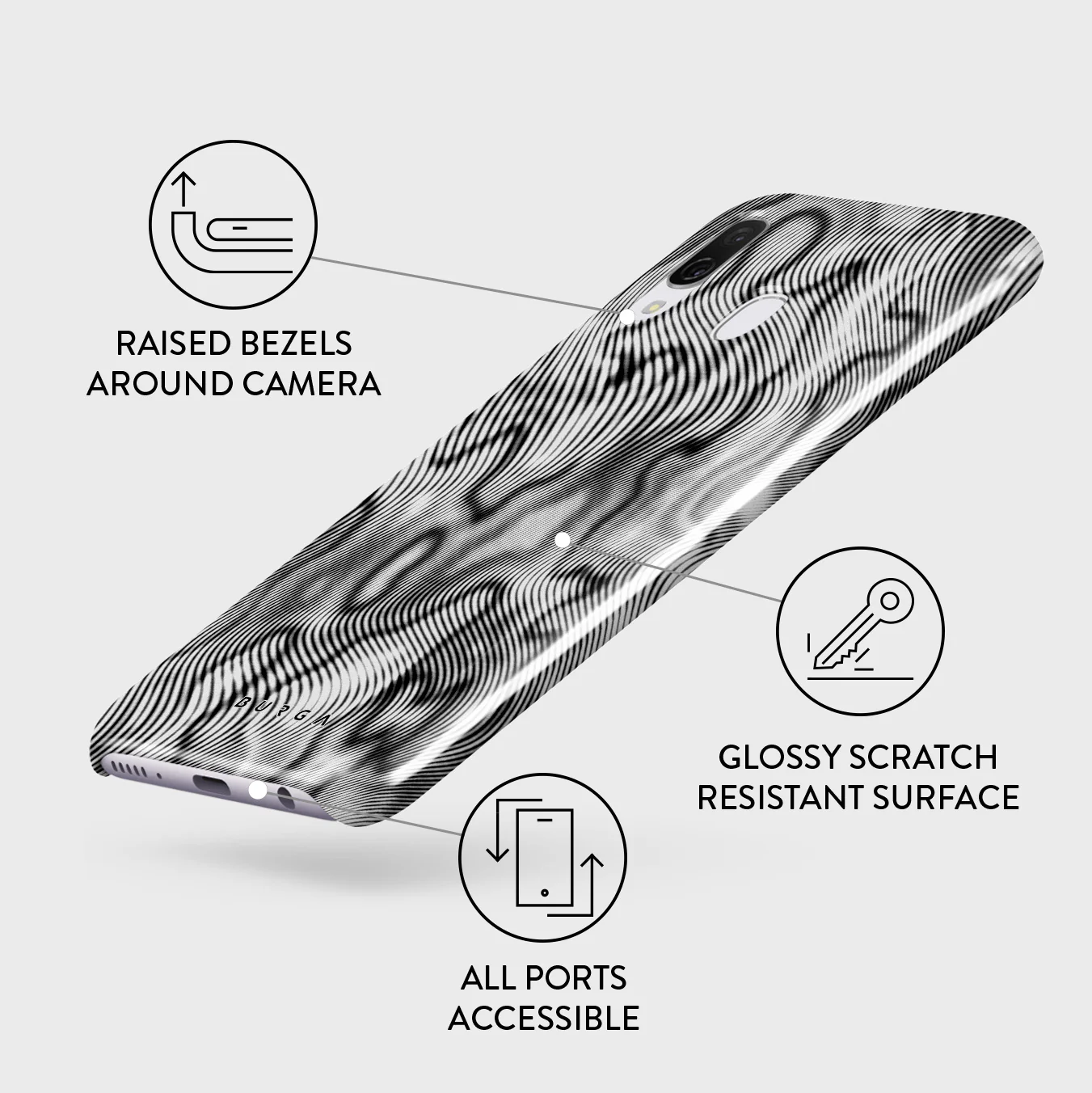 Ghost - Samsung Galaxy A40 Case - Image 3